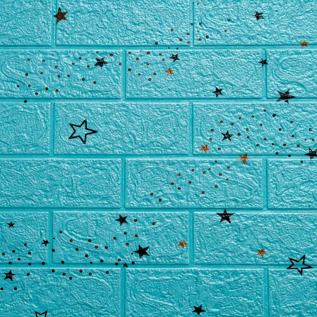 Painel espuma autocolante Azul