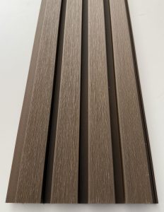 Painel Ripado Externo Placa WPC- Cor Coffee